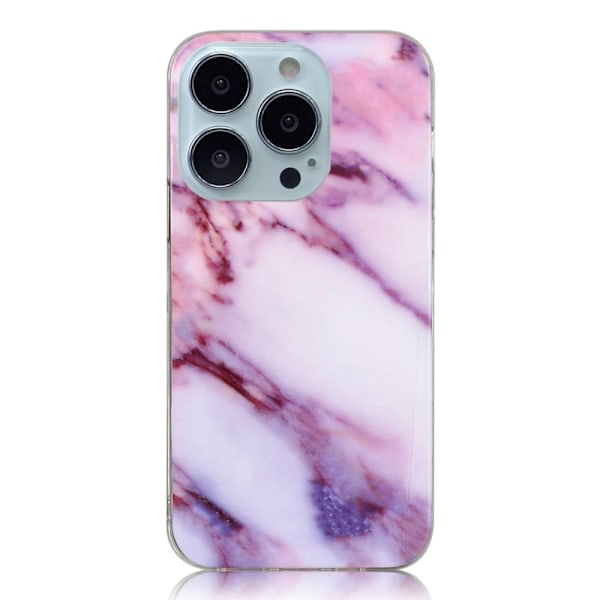 Marble design iPhone 14 Pro Max cover - Lilla Marmor Purple