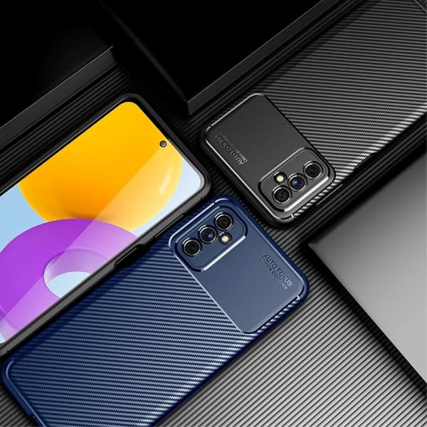 Carbon Shield Samsung Galaxy M52 5G skal - Blå Blå