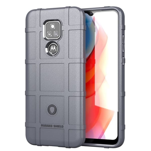 Rugged Shield Etui Motorola Moto G Play (2021) - Grå Silver grey