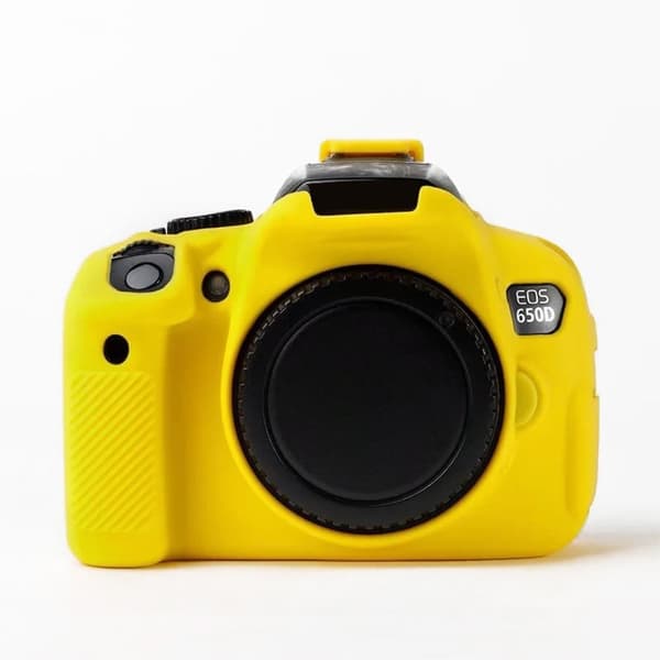 Canon EOS 600D/650D/700D silikonisuojus - Keltainen Yellow