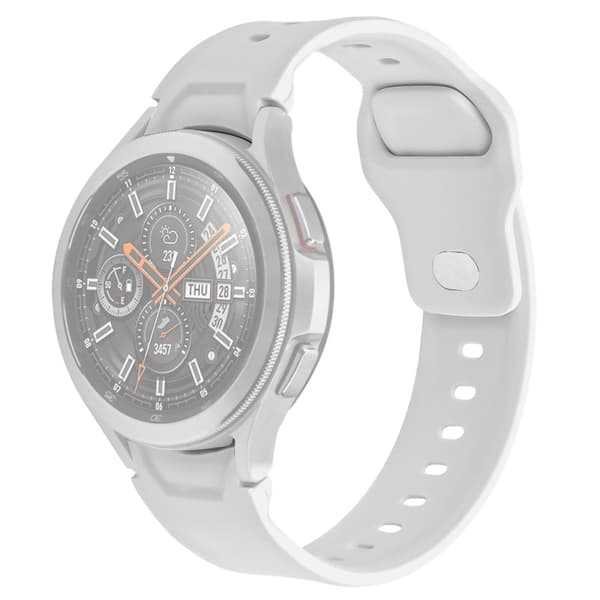 Samsung Galaxy Watch 4 Classic (46mm) / (42mm) silikoneurrem - Hvid White