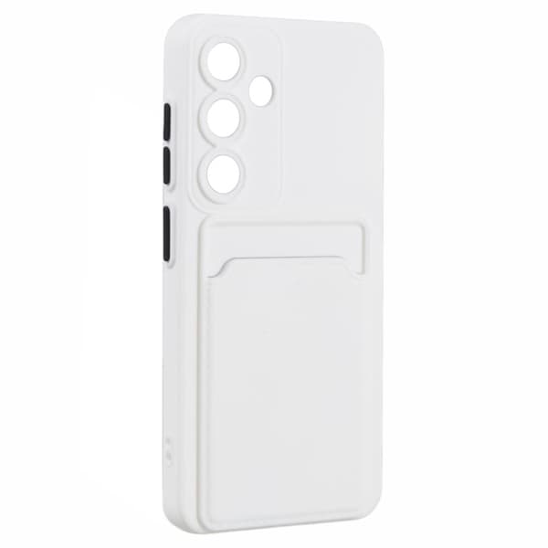 Kortholder cover til Samsung Galaxy A05s - Hvid White