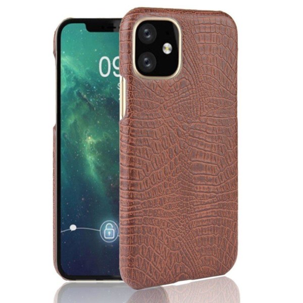 Croco iPhone 11 Pro Max skal - Brun Brun