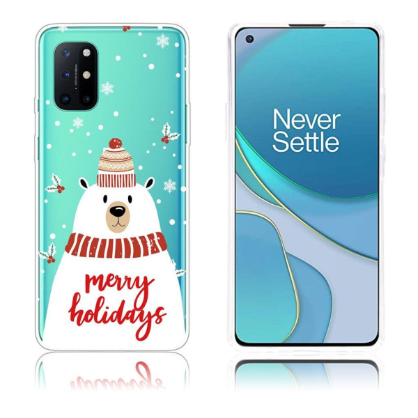 Christmas OnePlus 8T case - Merry Holidays White