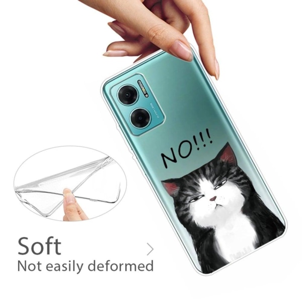 Deco Xiaomi Redmi Note 11E skal - Katt Säger Nej Svart