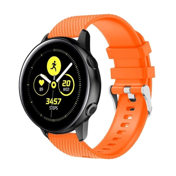 Samsung Galaxy Watch Active silivone kellonauha - Oranssi Orange