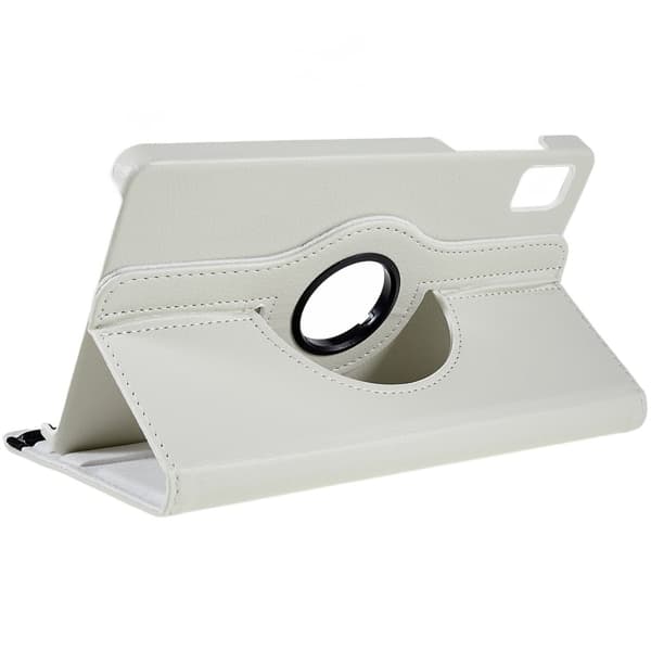 Realme Pad Mini simpelt læderetui - Hvid White