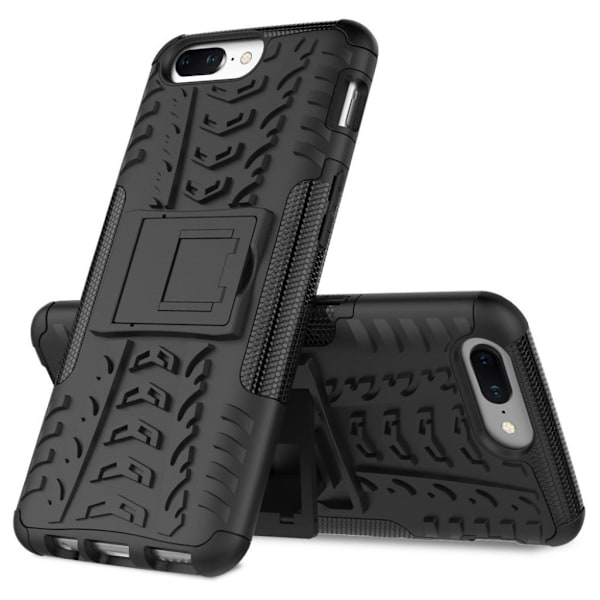OnePlus 5 Trendy og smart hybridcover - Sort Black