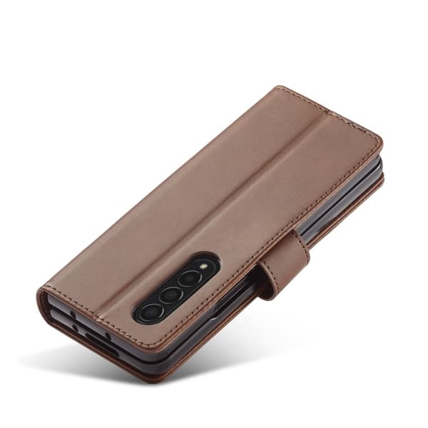 LC.Imeeke Samsung Galaxy Z Fold3 5G Flippetui - Brun Brown