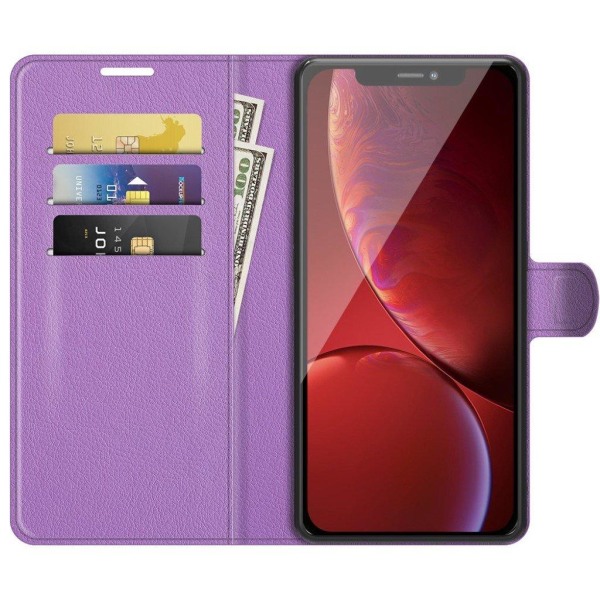 Klassisk iPhone 13 Pro Max flip etui - Lilla Purple
