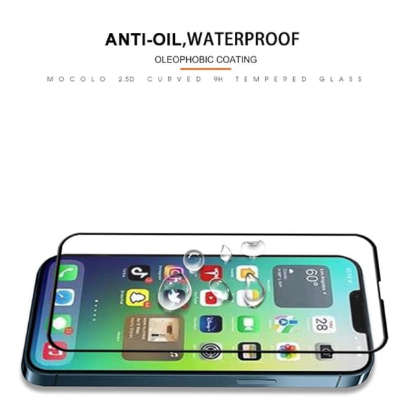 MOCOLO HD karkaistu lasi näytönsuoja iPhone 14 Transparent