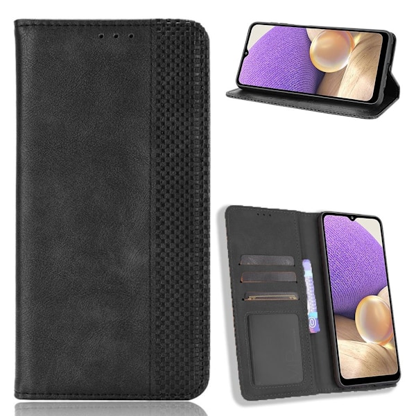 Bofink Vintage läder OnePlus 9 fodral - Svart Svart