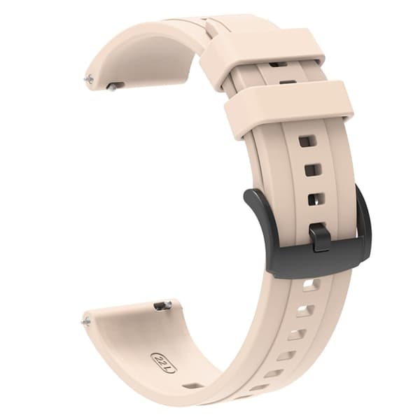 Huawei Watch GT 4 46mm Smart Watch Band 22mm Silicone Strap Replacement - Stjernelys White