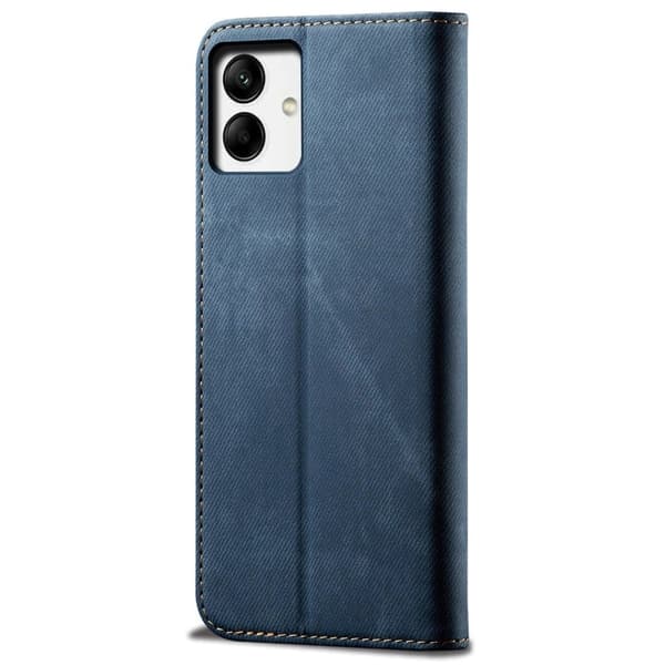 Jeans Samsung Galaxy A04 Flip Etui - Blå Blue