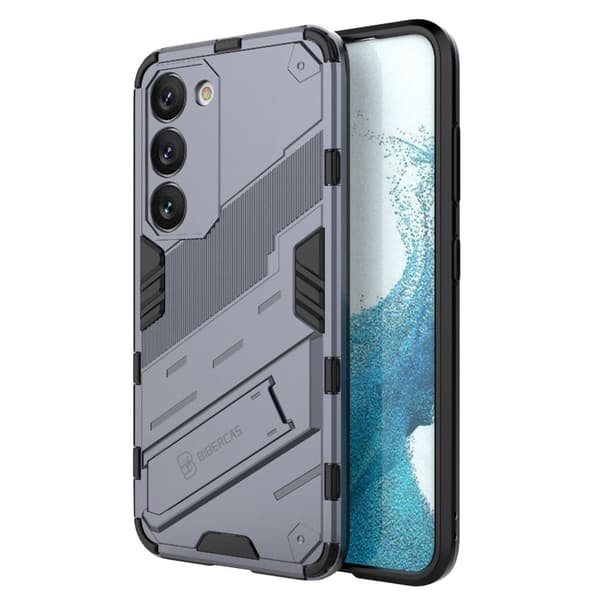 Stødsikker Hybrid Cover med A Moderne Touch til Samsung Galaxy S23 Plus - Sølv Silver grey