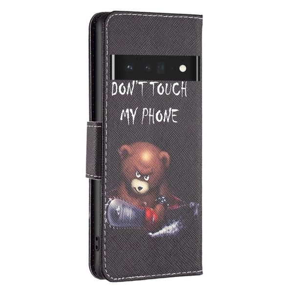 Wonderland Google Pixel 7 Pro flip-etui - Bjørn Black