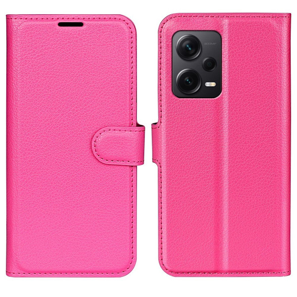 Classic Xiaomi Redmi Note 12 Pro Plus Flippetui - Rose Pink