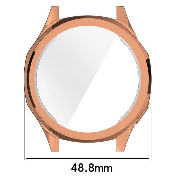 Huawei Watch GT 5 46mm Klockfodral Fulltäckande Flexibelt Flexibelt Galvaniserat Skydd - Silver Silvergrå