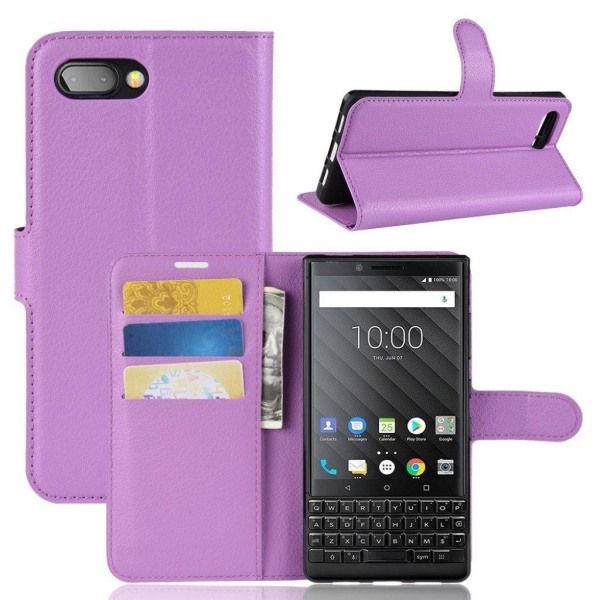 Classic BlackBerry KEY2 flip kotelot - Violetti Purple