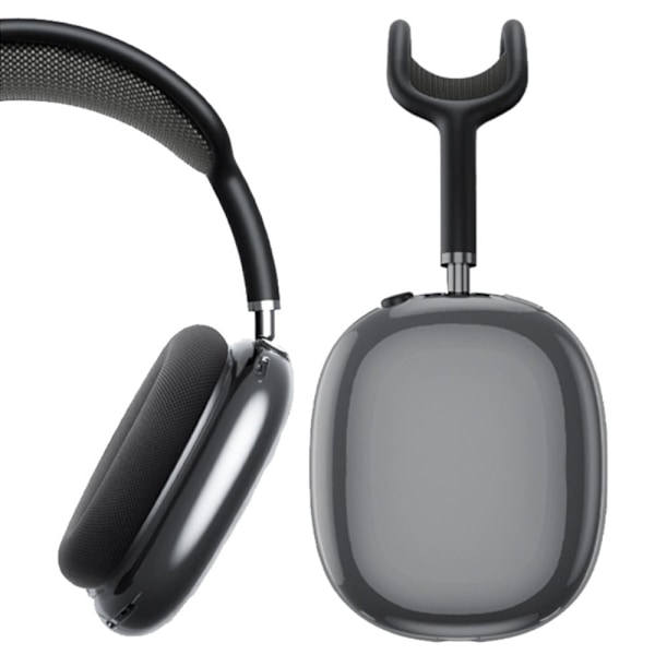 Airpods Max -kuulokkeiden suojakotelo - Läpinäkyvä Musta Black