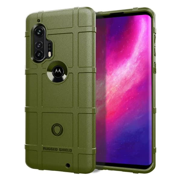 Rugged Shield Cover - Motorola Edge Plus - Militærgrøn Green