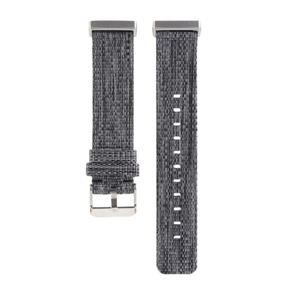 Fitbit Versa 3 canvas klockarmband - grå Silvergrå