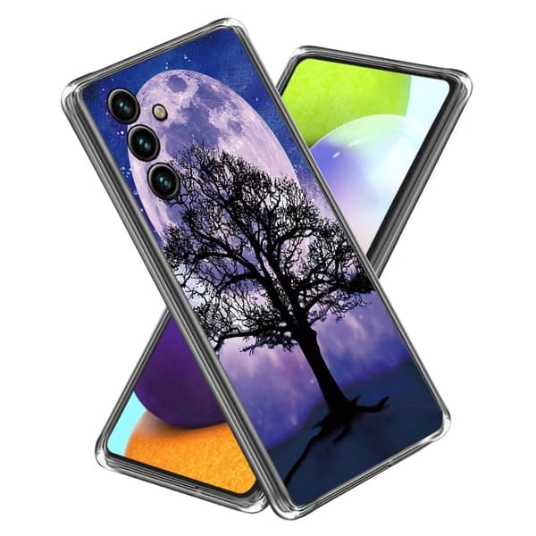 Deco Samsung Galaxy A05s deksel - Tre Og Måne Purple