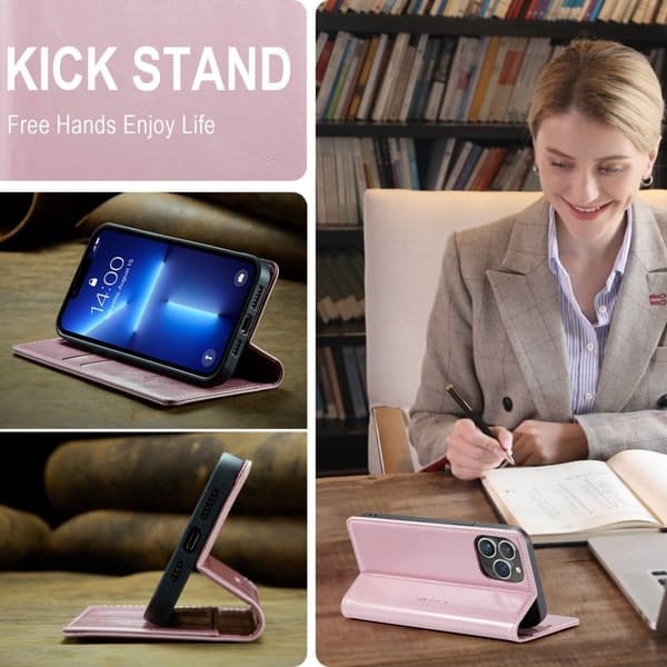 CaseMe iPhone 13 Pro Smooth Suojakotelo - Pinkki Pink