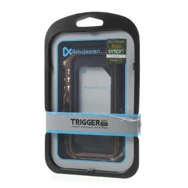 Premium (Brun) iPhone 6 Metall Bumper Brun