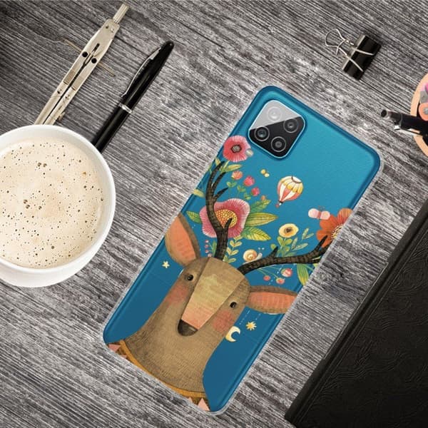 Deco Samsung Galaxy A12 5G etui - kronhjort Brown