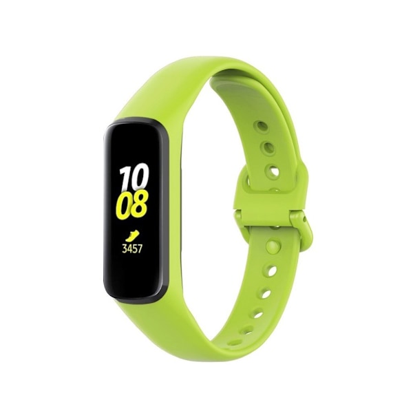 Samsung Gear Fit2 silikon frame - grön Grön