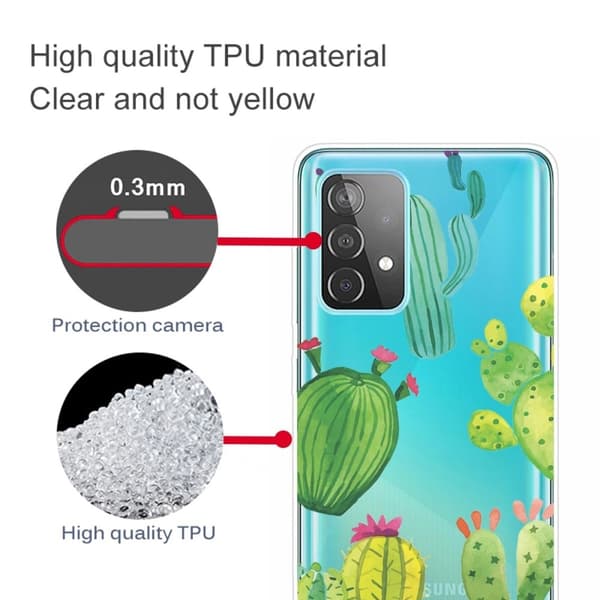 Deco Samsung Galaxy A23 skal - Kaktus Grön