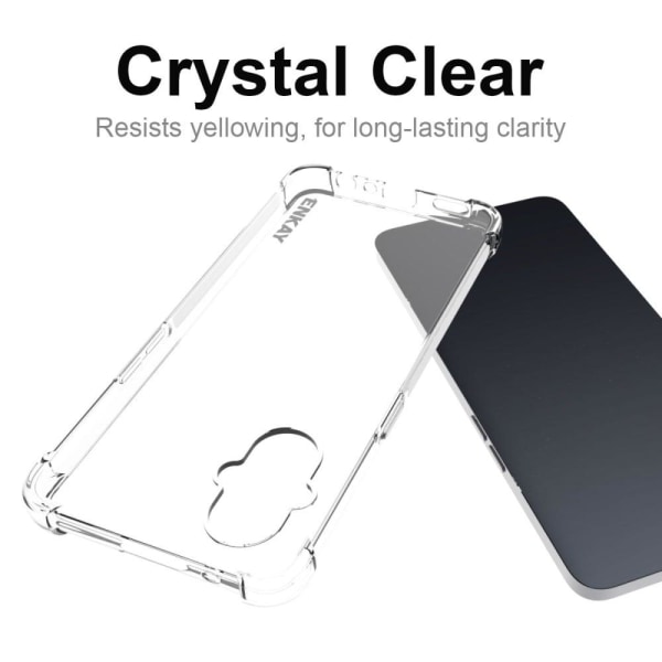 ENKAY genomskinligt droppsäkert fodral för OnePlus Nord N20 5G Transparent