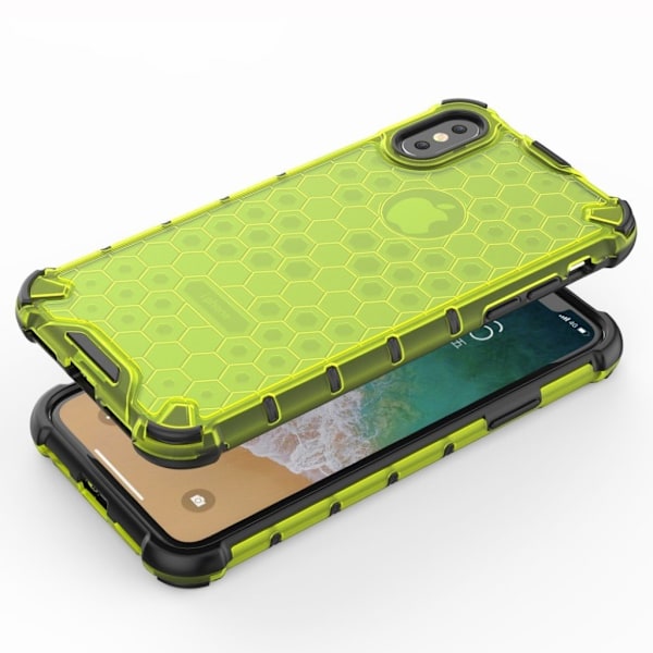 Bofink Honeycomb iPhone XS kuoret - Vihreä Green