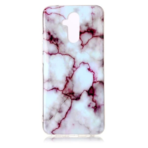 Marmormotiv Huawei Mate 20 Lite skal - Röd Röd