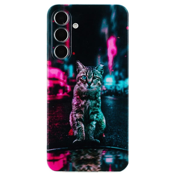 Deco Samsung Galaxy A25 deksel - Lys Og Katt Multicolor