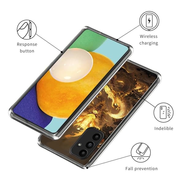 Vibe Samsung Galaxy A15 -kansi - Tyyli H Gold