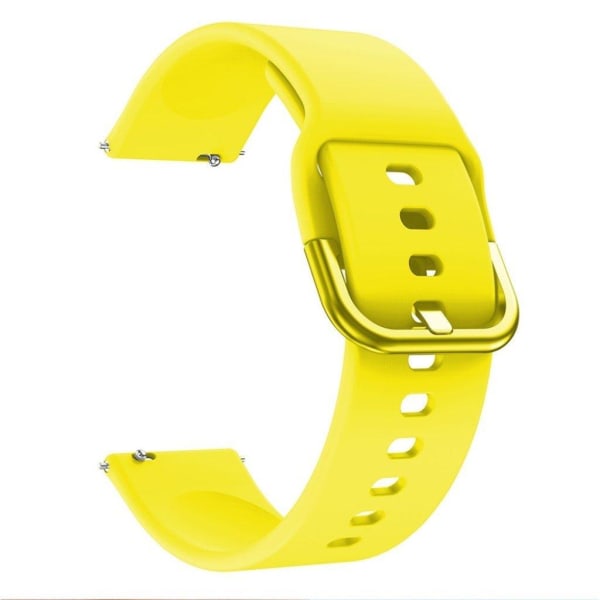 Silicone watch band for Amazfit GTS and Huawei Watch GT 2 42mm - Yellow