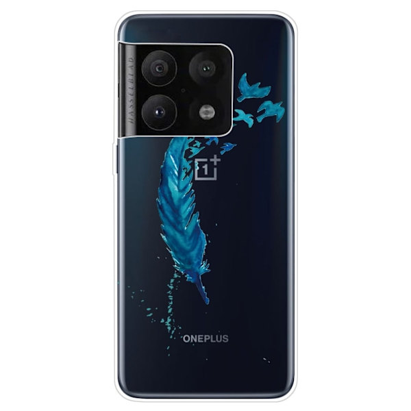 Deco OnePlus 10 Pro Etui - Blå Fjer Blue