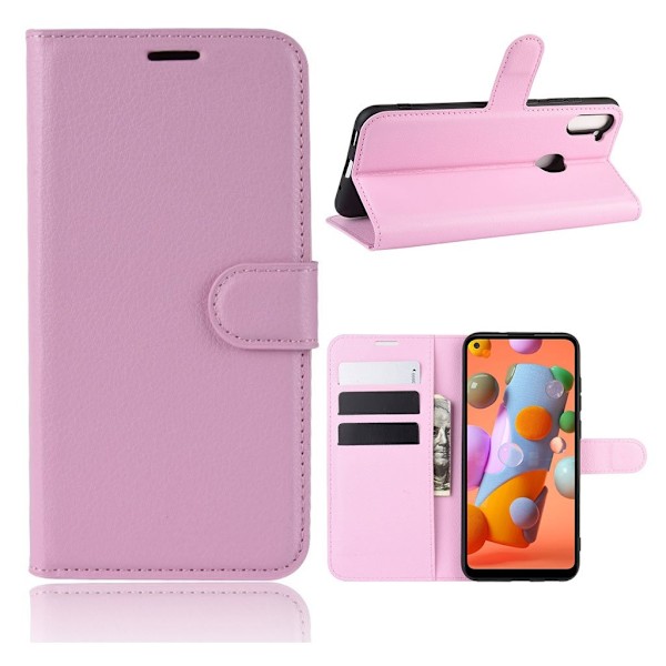 Classic Samsung Galaxy A11 etui - Lyserød Pink