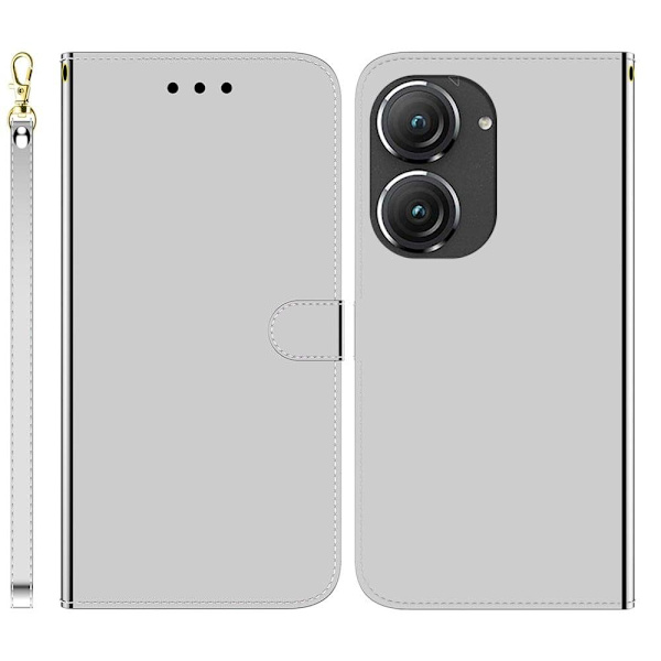 Mirror ASUS Zenfone 9 Läppäkotelo - Hopea Silver grey