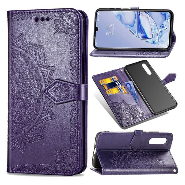 Mandala Xiaomi Mi 9 Pro Flip case - Lilla Purple