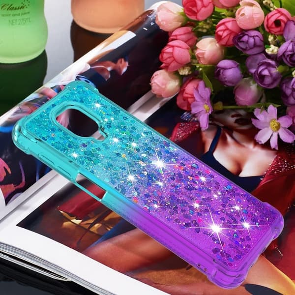 Princess Xiaomi Redmi Note 9S / Xiaomi Redmi Note 9 Pro kotelot - Syaani / Violetti Green