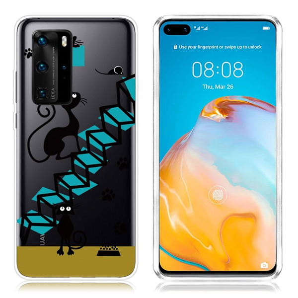 Deco Huawei P40 Cover - Trapper Multicolor