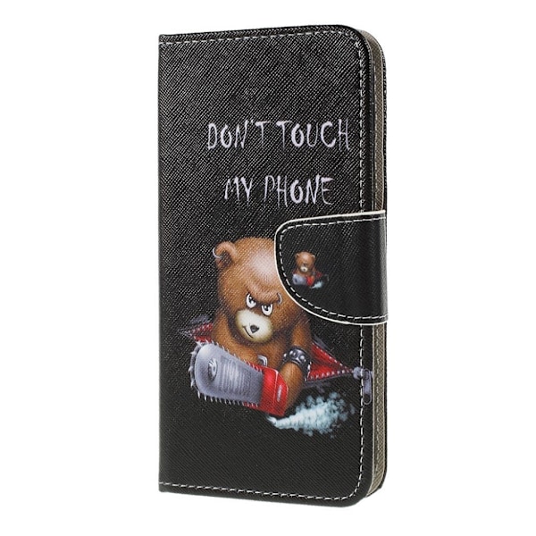 Wonderland Samsung Galaxy A10 etui - Vred Bjørn og Advarsel Multicolor