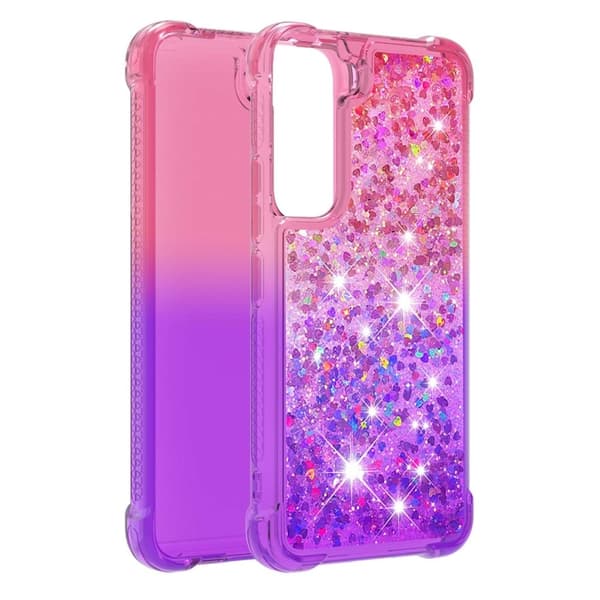 Princess Samsung Galaxy S22 Cover - Lyserød / Lilla Multicolor