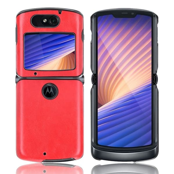 Croco Motorola Razr 5G kotelot - Punainen Red