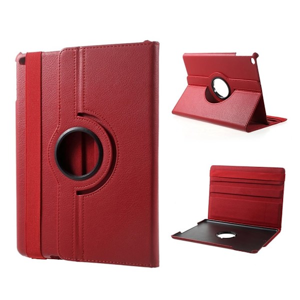 iPad (2017) Etui med 360 grader stand - Rød Red