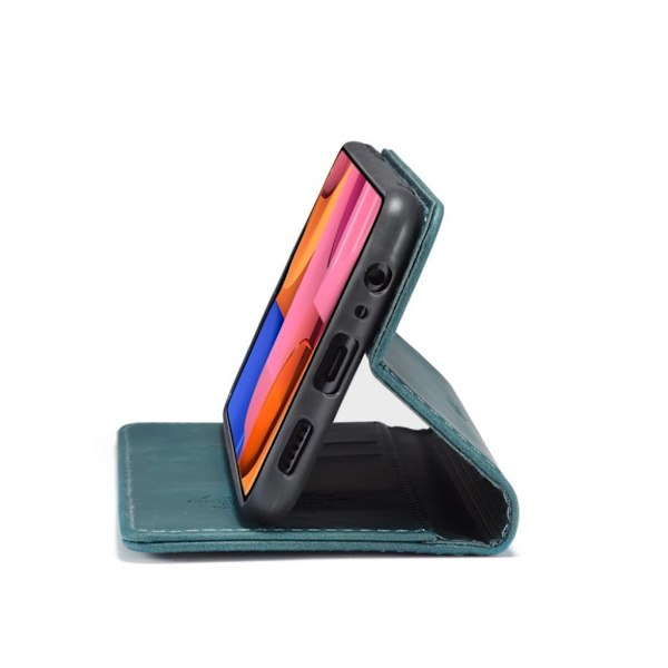 CaseMe Samsung Galaxy A20s Vintage Etui - Blå Blue
