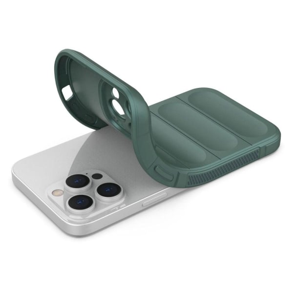 iPhone 14 Pro 6,1 tommer Anti-fall Soft Flexible Phone Case Scratch-resistant Drop-proof Cell Phone Cover - Grøn Green
